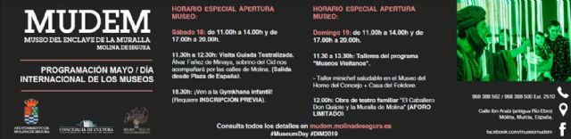 El Ayuntamiento de Molina de Segura conmemora el Día Internacional de los Museos 2019 con diversas actividades del 17 al 19 de mayo - 2, Foto 2