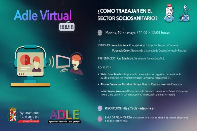 Abiertas las inscripciones para la sesión online de la ADLE sobre búsqueda de empleo en el sector sociosanitario - 1, Foto 1