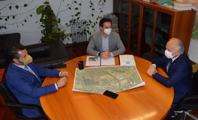 Las Torres de Cotillas presenta al Ayuntamiento de Murcia el diseño óptimo del trazado de la N-344 hacia la autovía A-7 - 2, Foto 2