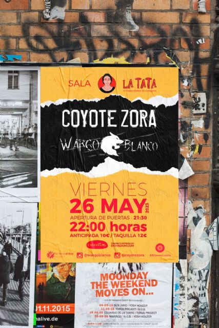 Coyote Zora en concierto el 26 de Mayo en Cartagena - 1, Foto 1
