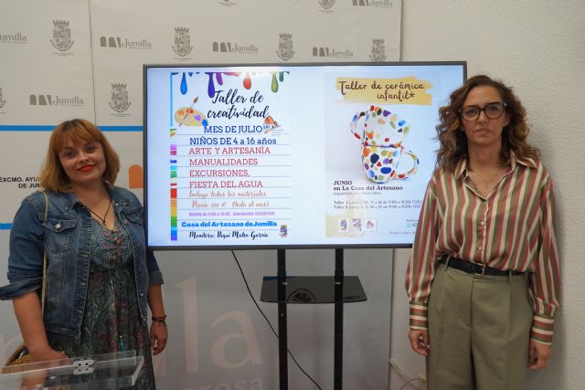 Presentados los talleres infantiles de verano de la Casa del Artesano de Jumilla - 1, Foto 1