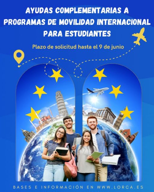 Abierto el plazo para solicitar ayudas a programas de movilidad internacional para estudiantes lorquinos - 1, Foto 1