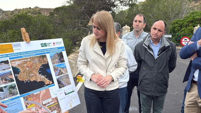 Guevara inaugura las obras de mejora del acceso a las baterías de Cabo Tiñoso - 2, Foto 2