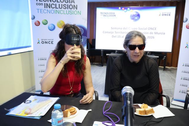 Desayuno a ciegas, nuevas tecnologías accesibles y teatro, en la Semana del Grupo Social ONCE Región de Murcia 2026 - 3, Foto 3