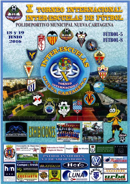 El X Torneo Internacional Inter-escuelas de Fútbol acercará a 500 jugadores este fin de semana a Cartagena - 1, Foto 1
