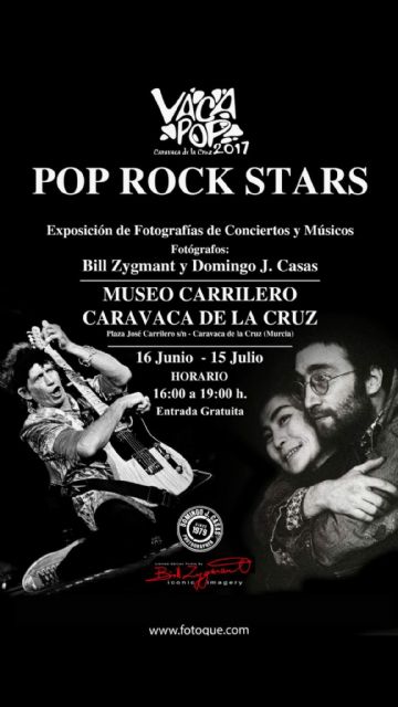 El festival 'Vaca Pop' se retoma con una exposición de fotografías de estrellas de la música de Bill Zygmant y Domingo J. Casas - 1, Foto 1