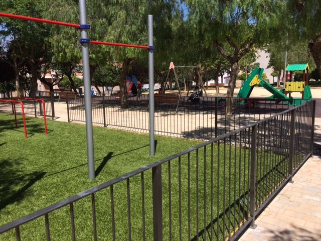 Concluyen las obras de la nueva plaza situada junto a la Calle San Pedro y en el parque del Centro Social del Barrio San Antonio de Molina de Segura - 3, Foto 3