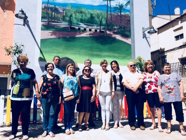 Concluyen las obras de la nueva plaza situada junto a la Calle San Pedro y en el parque del Centro Social del Barrio San Antonio de Molina de Segura - 4, Foto 4