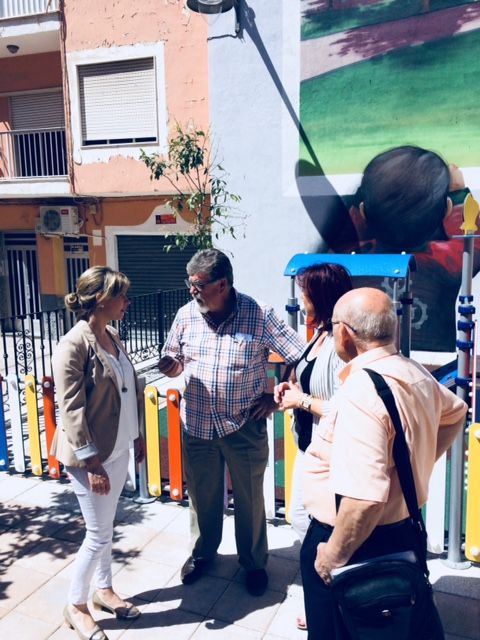Concluyen las obras de la nueva plaza situada junto a la Calle San Pedro y en el parque del Centro Social del Barrio San Antonio de Molina de Segura - 5, Foto 5