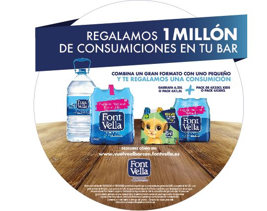 Aguas Danone regala un millón de consumiciones para apoyar la vuelta a los bares - 3, Foto 3
