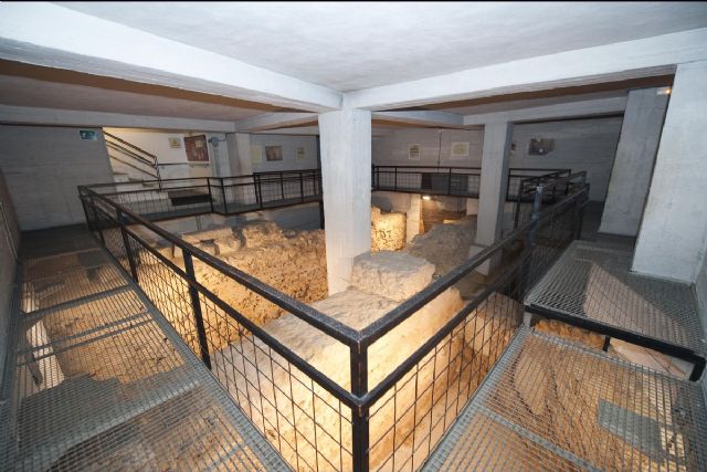 Ultimado el inicio de las obras de conservación de la cripta de la Muralla Bizantina - 1, Foto 1