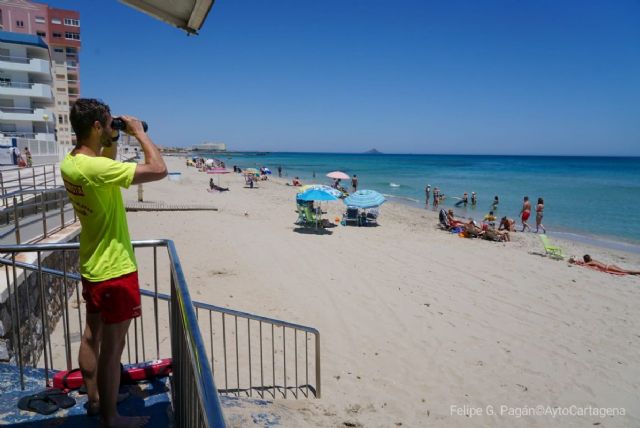 Una aplicación muestra el aforo de las playas de Cartagena en tiempo real - 1, Foto 1