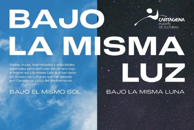 El programa ´Bajo la luz del Mediterráneo´ ofrece diferentes actividades este verano en Cartagena Puerto de Culturas y el Museo del Teatro Romano - 1, Foto 1