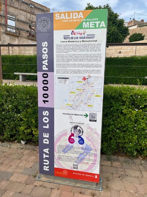 Lorca se suma al reto escolar de lograr los 10.000 pasos saludables señalizando una ruta dentro del programa 'Escuelas activas' - 4, Foto 4