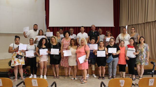 Veinte alumnos del Programa de Mejora de la Empleabilidad ´Currélatelo´ Puerto Lumbreras 2022 finalizan sus estudios - 3, Foto 3