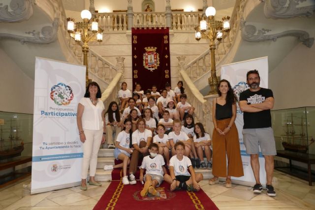 El CEIP Mare Nostrum visita el Palacio Consistorial como actividad de los Presupuestos Participativos - 1, Foto 1