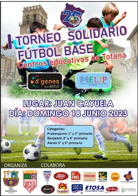 La PB Totana organiza el primer torneo solidario de fútbol base, Foto 2