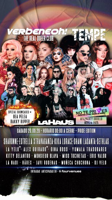 La Haus acogerá la fiesta oficial del Orgullo de Murcia con Bea Pelea, Drag Sethlas, Sharonne y Rakky Ripper - 2, Foto 2