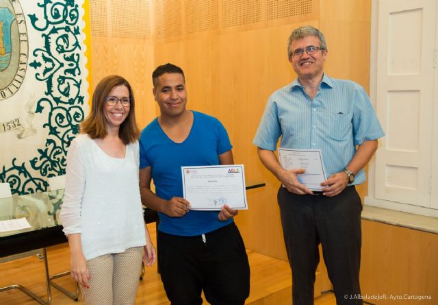 Doce alumnos de la ADLE certifican su formación en mantenimiento urbano tras sus trabajos en Los Dolores - 5, Foto 5