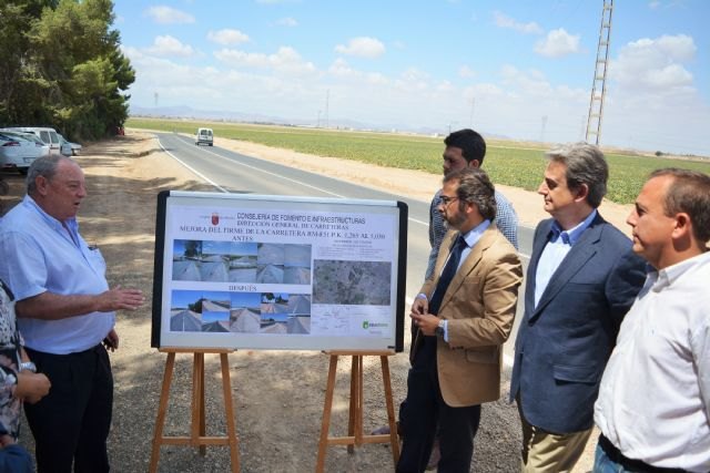 80.000 vehículos pesados se benefician del acondicionamiento de la carretera que une Torre Pacheco con Pozo Estrecho - 1, Foto 1