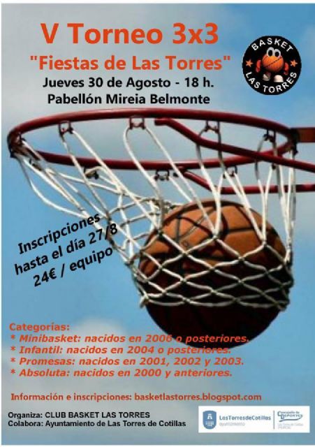 El deporte de la canasta no fallará a su cita con las fiestas patronales de Las Torres de Cotillas - 1, Foto 1