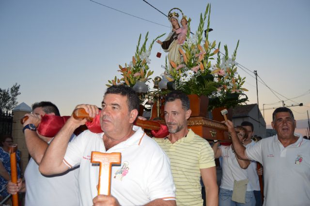 La procesión de la patrona pone el colofón a las fiestas del barrio del Carmen - 4, Foto 4