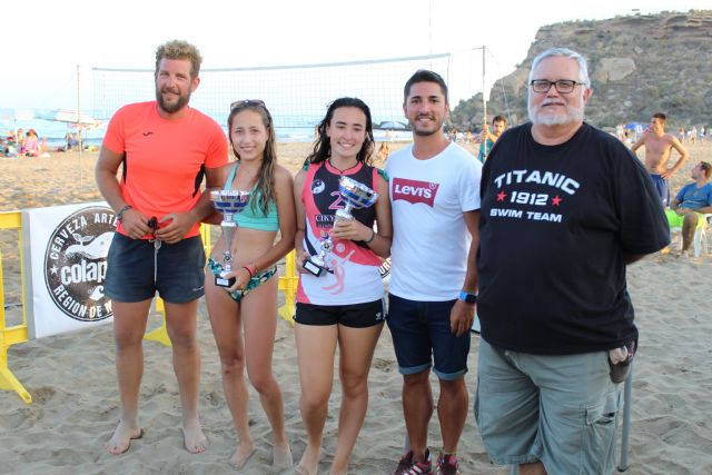Ayer se celebraba en la playa de Calarreona de Águilas el primer torneo de Voley playa - 1, Foto 1