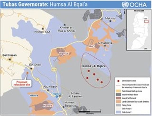 La comunidad beduina palestina de Humsa Al Bqaia se ve obligada a desplazarse tras una nueva demolición - 1, Foto 1