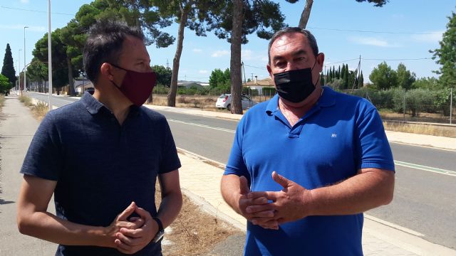 Fulgencio Gil exige que se proceda de forma urgente al mantenimiento, limpieza y desbroce de la zona de la antigua carretera de Águilas a su paso por Purias - 2, Foto 2