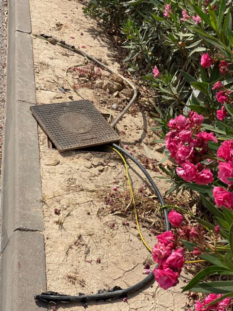 El Ayuntamiento procede a la reparación del cableado sustraído en Roldán - 2, Foto 2