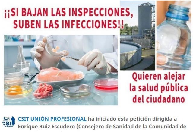 Los Técnicos de Salud Pública inician una campaña para que no sean centralizados en Madrid capital - 1, Foto 1