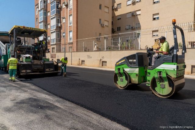 Comienza en tres barrios de Cartagena la mayor operación de asfalto en la historia del municipio - 1, Foto 1