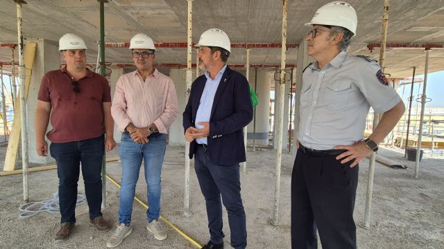 La torre de prácticas más alta del país ya toma forma en la Escuela de Bomberos de Murcia - 1, Foto 1