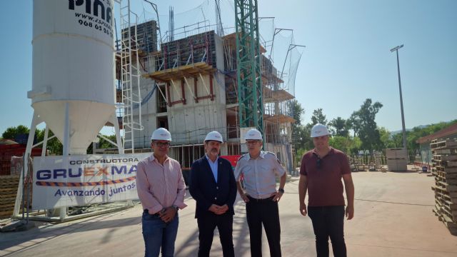 La torre de prácticas más alta del país ya toma forma en la Escuela de Bomberos de Murcia - 3, Foto 3