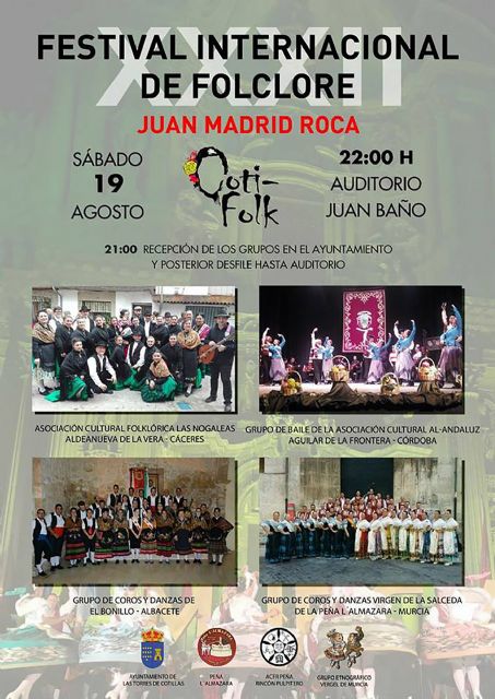 Todo preparado para que las Fiestas torreñas disfruten del XXXII Festival de Folklore 'Juan Madrid' - 1, Foto 1