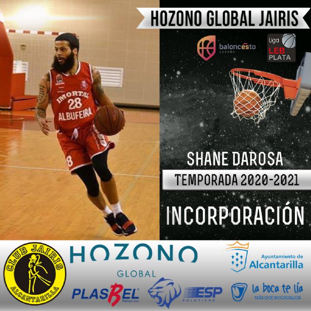 El jugador Shane DaRosa, nueva incorporación del Hozono Global Jairis - 1, Foto 1