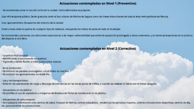 El Ayuntamiento desactiva el nivel 3 Alerta por partículas PM10 en la atmósfera y mantiene activados los niveles 1 Preventivo y 2 Correctivo - 1, Foto 1