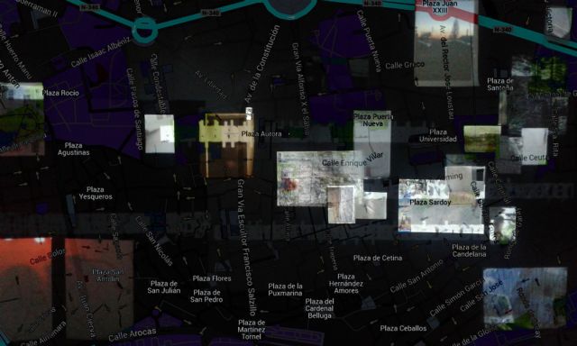 El artista francés Damien Petitot muestra un mapa subjetivo de la ciudad a través de la instalación Trails / Murcia - 1, Foto 1