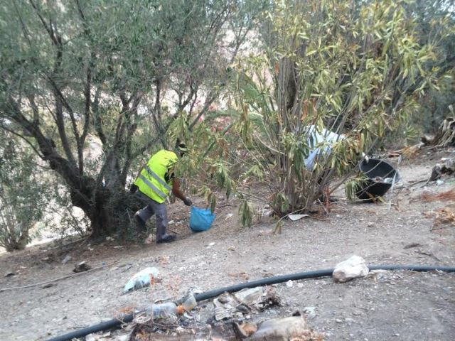 Realizan una limpieza integral de la zona del Arco de las Ollerías y Jardín de la Fuente de San Pedro, Foto 9