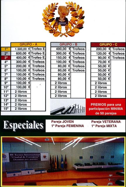 El Torneo de Dominó por Parejas Ciudad de Cartagena celebra este fin de semana su cuarta edición - 1, Foto 1