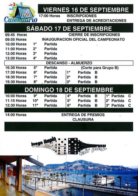 El Torneo de Dominó por Parejas Ciudad de Cartagena celebra este fin de semana su cuarta edición - 2, Foto 2