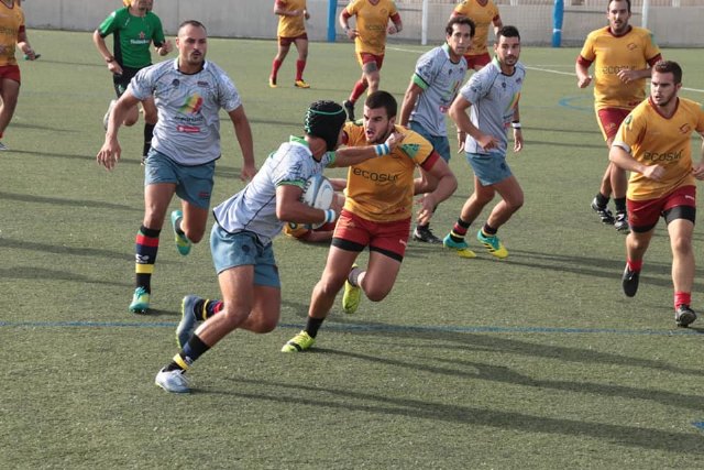 El XV Rugby Murcia participa por primera vez en la liga nacional y cae en Mallorca ante el Babarians XV Calviá. - 3, Foto 3