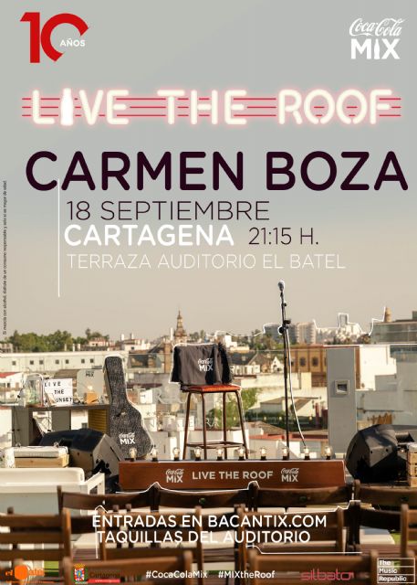 Carmen Boza protagoniza este sábado el concierto de ´Live The Roof´ en El Batel - 1, Foto 1