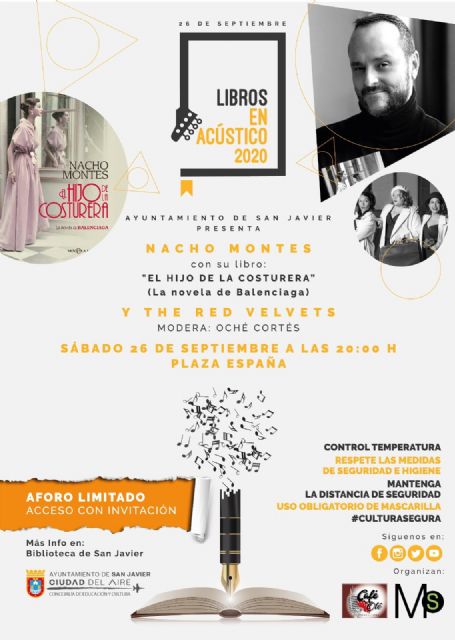 El ciclo Libros en acústico  se celebrará en un espacio acotado y al aire libre los días 26 de septiembre y 10 de octubre - 2, Foto 2