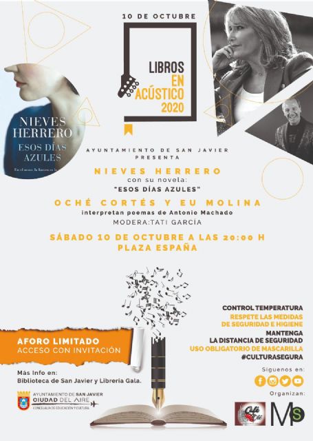 El ciclo Libros en acústico  se celebrará en un espacio acotado y al aire libre los días 26 de septiembre y 10 de octubre - 3, Foto 3