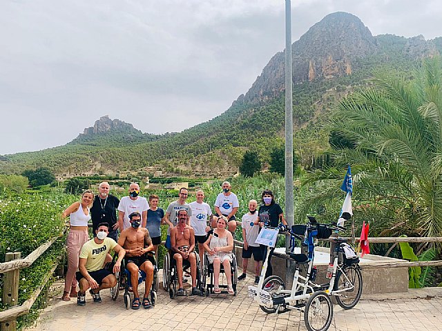 El Ayuntamiento de Cieza presta apoyo a 13 personas de la Asociación DisCamino que realizan la ruta Enlace de caminos - 1, Foto 1