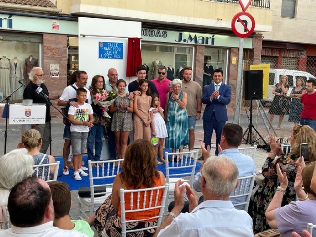 San Javier dedica una calle a Javier López - 1, Foto 1