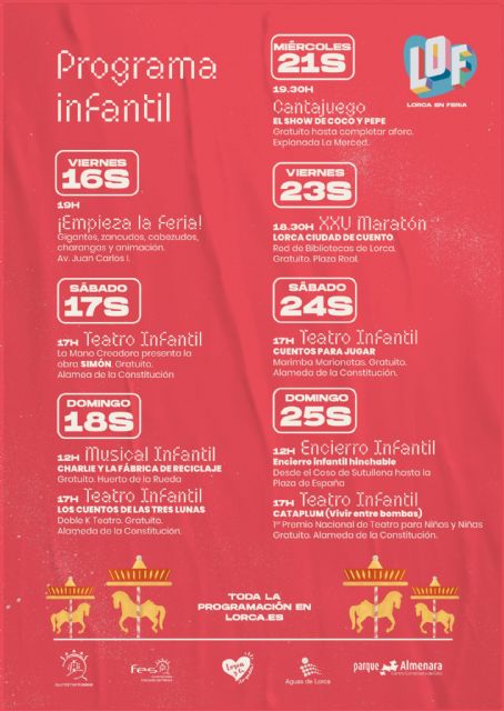 El Ayuntamiento de Lorca reparte 75.000 tickets infantiles para la Feria de Lorca - 1, Foto 1