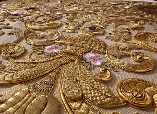 Antonio Rendón Presentada la nueva saya de la Divina Pastora en la Parroquia de San Pedro - 3, Foto 3