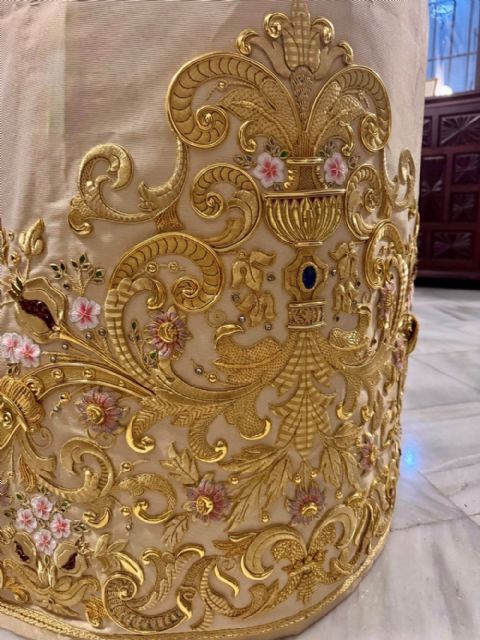 Antonio Rendón Presentada la nueva saya de la Divina Pastora en la Parroquia de San Pedro - 4, Foto 4